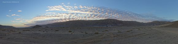 Sunrise before the camel race